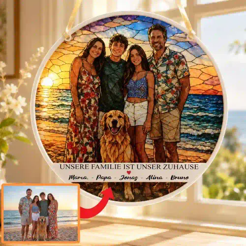 Personalisierter Sonnenfänger für die ganze Familie